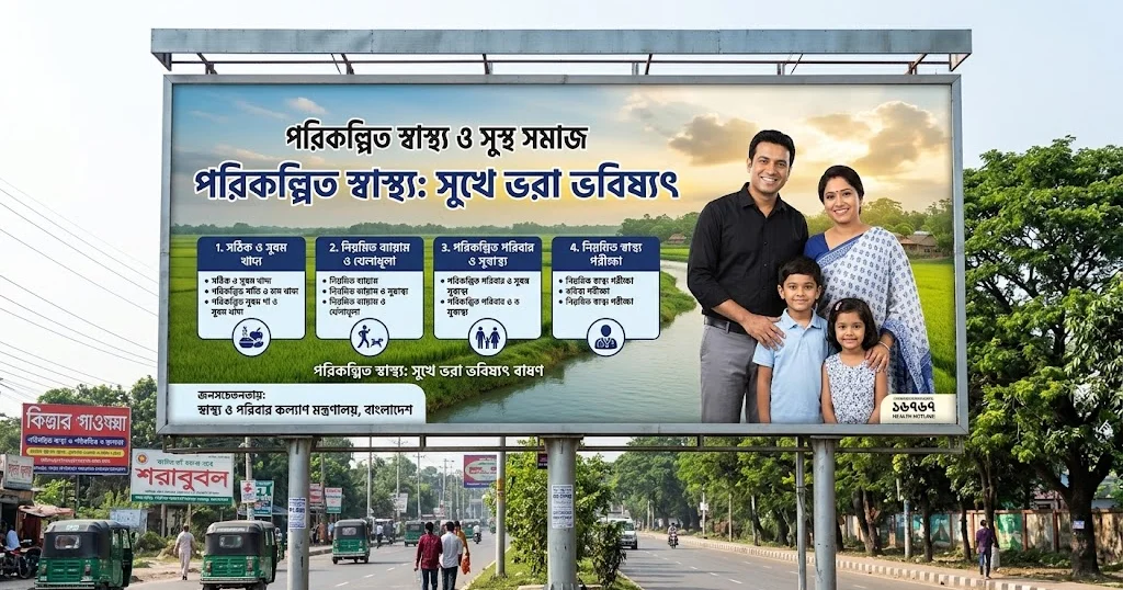 পরিকল্পিত স্বাস্থ্য ও সুস্থ সমাজ